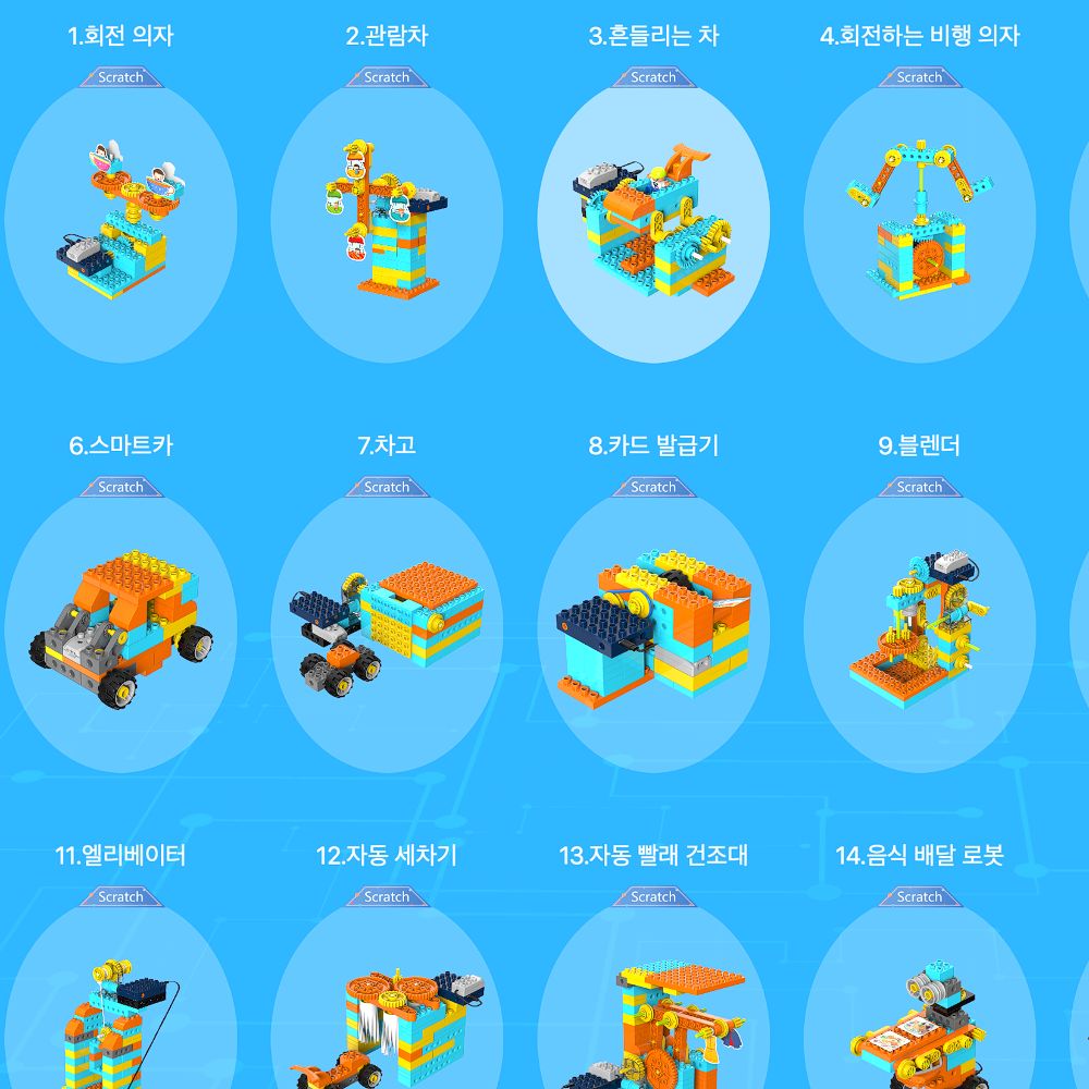 토이보스 AI 코딩로봇 블럭 조립 키트 렌쥴리 교육용 무선 조종 장난감 어린이 생일 선물 이미지 6