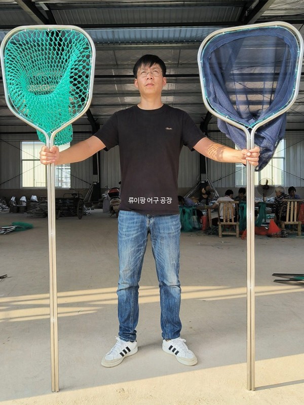 대형뜰채 횟집 양식장 뜰망 양어장 대형 수산시장 회집 낚시 어망 뜰채 바다 - 상세 이미지 2