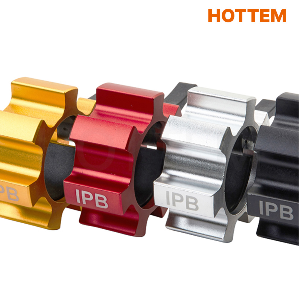 IPB 알루미늄 락조 마구리 50mm 원판 바벨 고정 조임쇠 세트 이미지 7