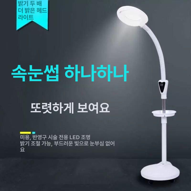 이동식 피부케어 전용 밝기조절 스탠드형 조명 미용실 네일샵 문신관리실 뷰티샵 - 상세 이미지 2