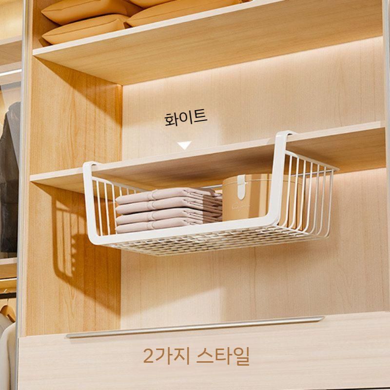 바구니 정리대 거치대 수납 선반대 가정용 양말 진열대 철제선반 앵글 스탠드 조립식 아크릴 - 상세 이미지 5