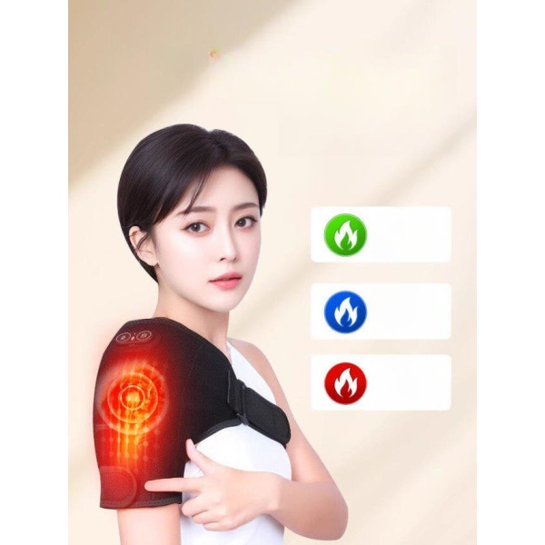 프리미엄 복부 원적외선 충전식 어깨 온열기 오십견 케어 어깨팔꿈치다리용 5팩 쑥 패드 - 상품 이미지