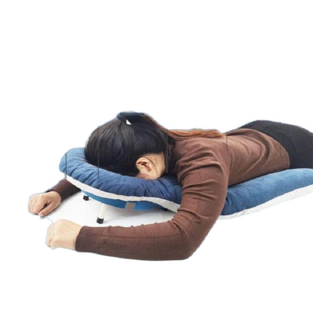 망막베개 구멍 일자목 안면 망막베게 구름솜 경추베개솜 엎드려자는 눈수술 휴식 지퍼형 호텔 숏면베개 - 상품 이미지