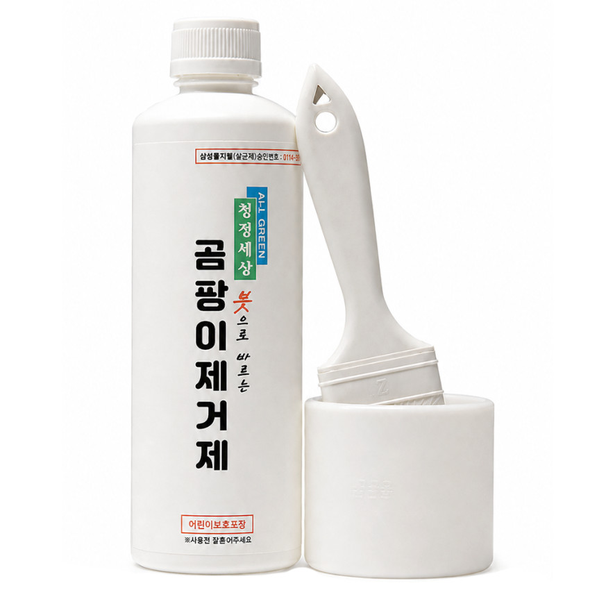 청정세상 바르는 곰팡이 제거제 방지 벽지 실리콘 욕실 베란다 500g, 1개 사진 5