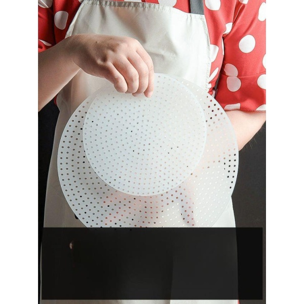 내열성 찜기 깔개 에어프라이어 밥솥 실리콘 받침 전기밥통 깔판 지름 20cm - 상품 이미지