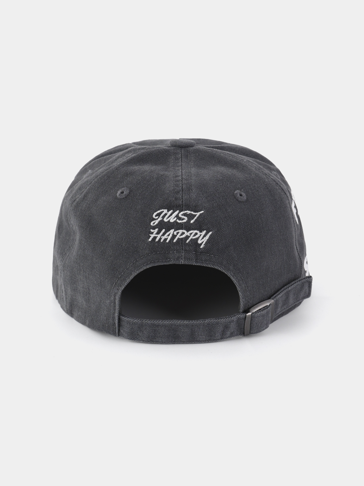 JUSTHAPPY WASHING CAP 워싱 캡 모자 - 상세 이미지 4