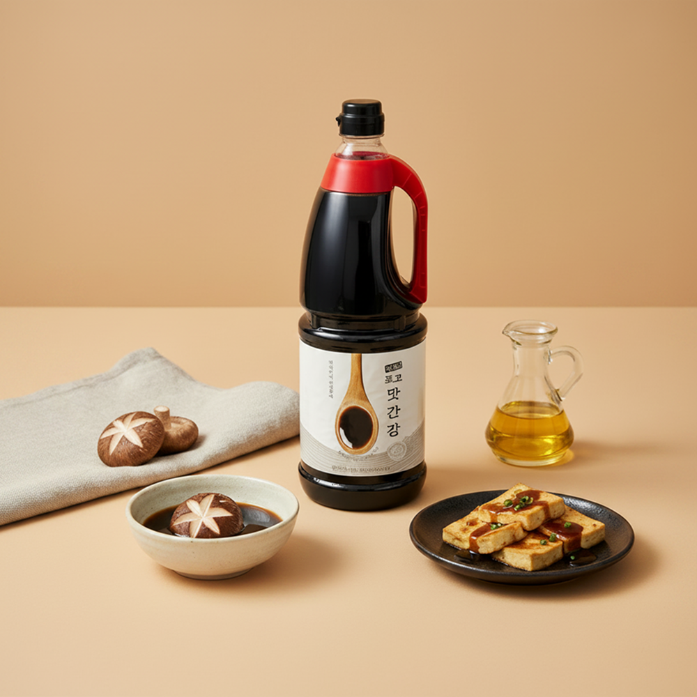 하진이네 표고맛간장 국내산 만능간장 쯔유 500ml 900ml - 상세 이미지 3