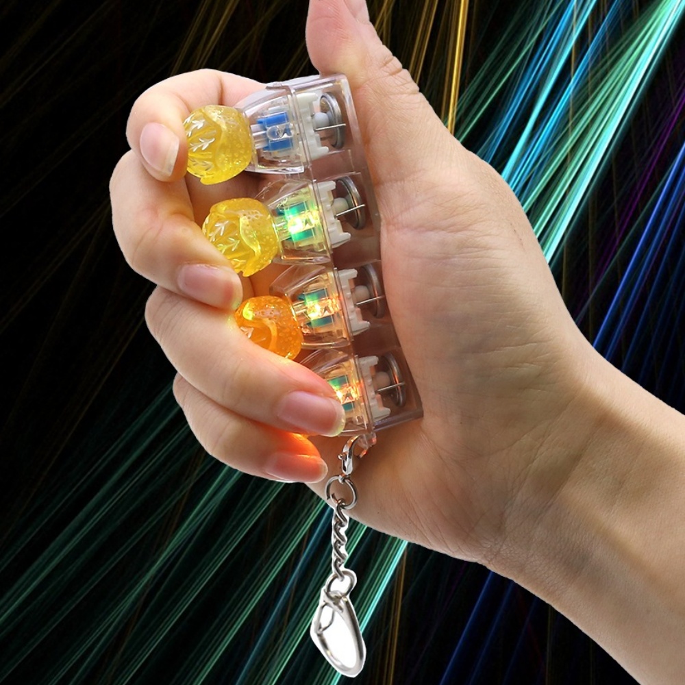 자광 딸깍이키링 LED 3D-1탄 4구1p 키캡 테트리스게임 감성키링 반짝이키링 - 상세 이미지 2
