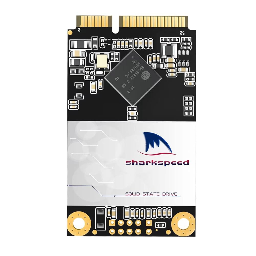 미니 PC 노트북 태블릿 PC(mSATA 2TB)를 위한 SSD mSATA 2TB SHARKSPEED 플러스 내장 SATA 드라이브 3D NAND 솔리드 스테이트 - 상품 이미지