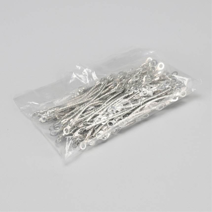 태양광 패널 접지점퍼 4SQ 100mm Ø5mm 100개 케이에스이 - 상세 이미지 5