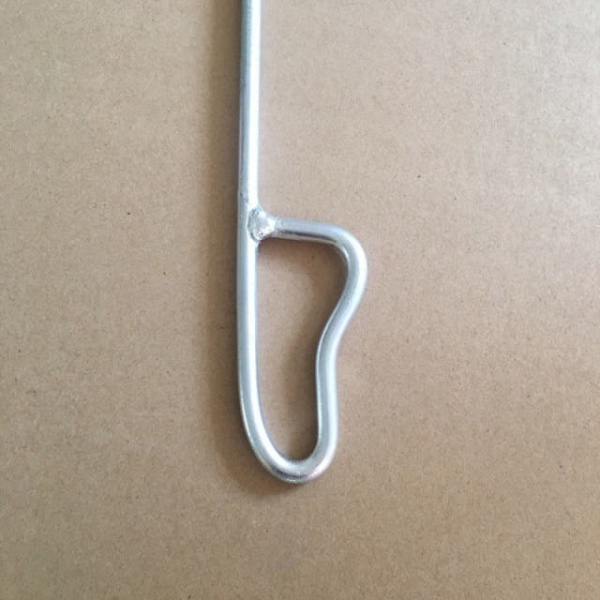 튼튼한 업소용 막대기 개폐기 셔터 고리 갈고리 후크 장대 길이 50cm 두께 8mm - 상세 이미지 3