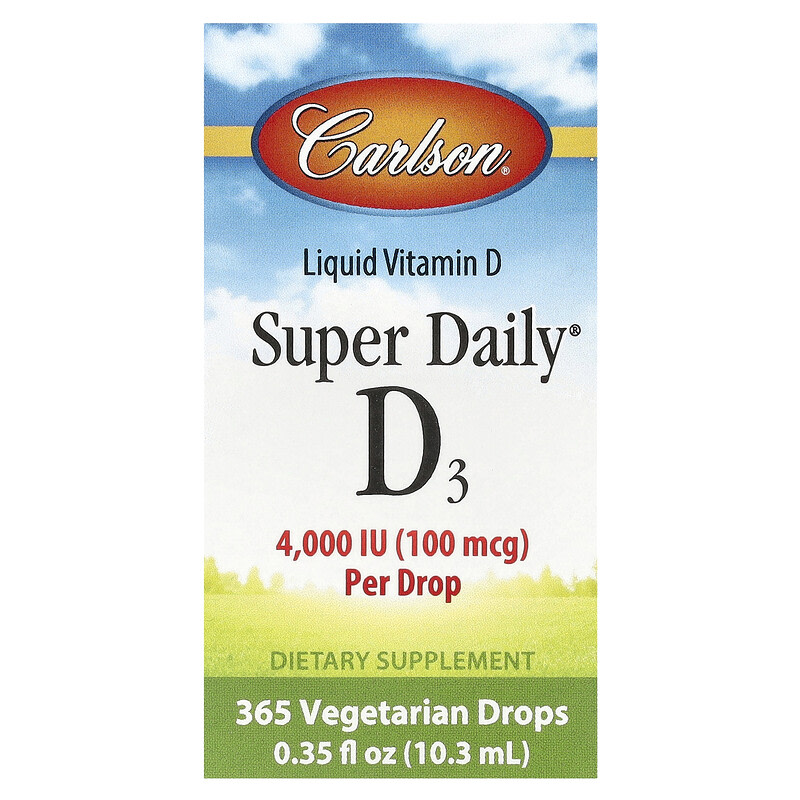 칼슨랩스 Super Daily D3 100mcg 4000IU 10.3ml, 1개 - 메인 이미지