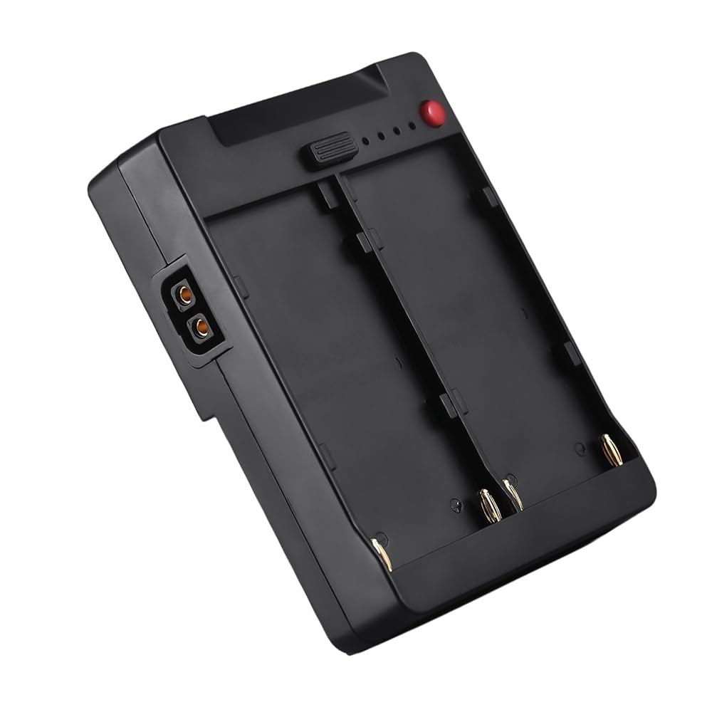 Andore NP-F970 F750 F550 배터리 플레이트와 USB-A /Type-C /DC /D-TAP 출력이 있는 V-록 V-마운트 버클 마운트 어댑터 연결