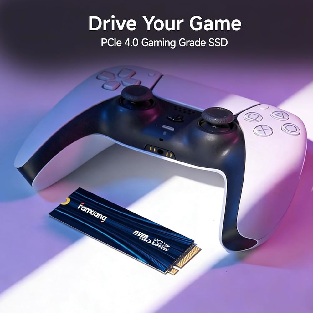 PS5용 판샹 1TB NVMe SSD PCIe 4세대 게이밍 SSD, PS5 스토리지 확장과 호환되는 최대 7000MB/s M.2 2280 게이머, 전문가, 크리에이터를 위한 내장 - 상세 이미지 3