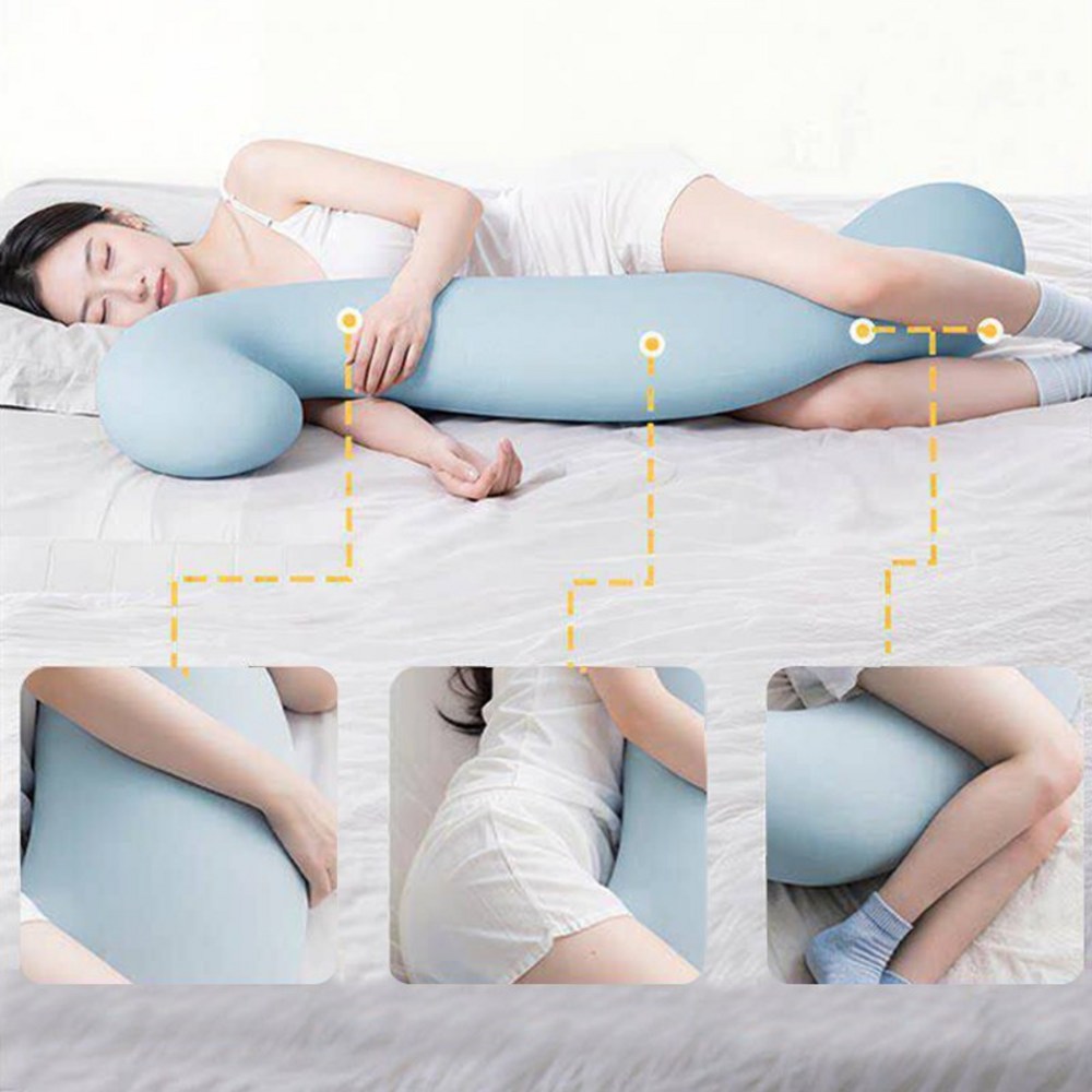 바디필로우 숙면 수면자세교정 폭신쿠션 대형 냉감 메모리폼 - 상세 이미지 4