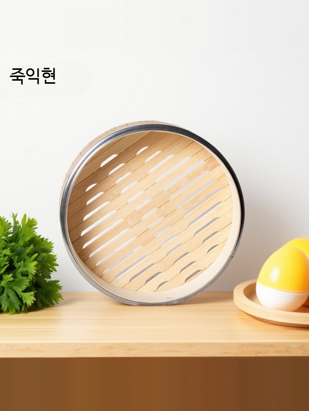 대나무 찜기 만두 30cm 찐빵 나무 냄비 떡 2단 - 상세 이미지 2