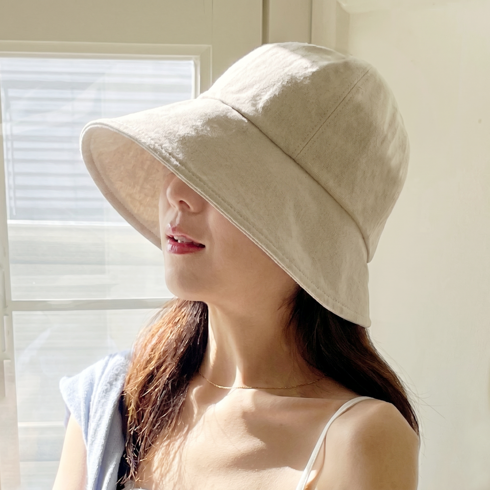 챙넓은모자 여름 산책 휴양지 비치 여행 자외선차단 린넨 벨크로 모자 솔직 후기 | 실사용자 리뷰 분석 - 대표 이미지