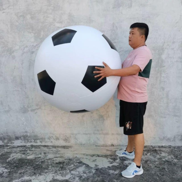 튼튼한 축제 행사용 대형 야유회용 공굴리기용 두꺼운 재질 1.5m 축구공 전동 펌프 포함 - 상세 이미지 3
