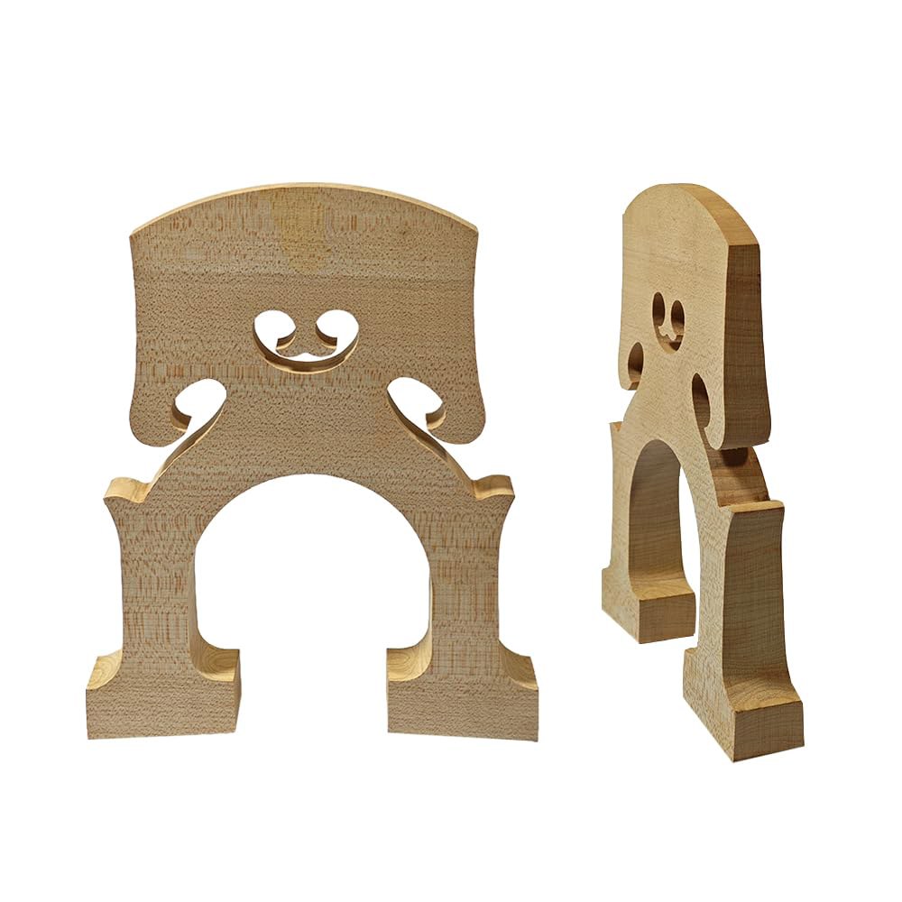 베티모바토 3/4 업라이트 더블 베이스 브릿지 액세서리 부품(메이플 2PCS) 1 Maple Wood 1/4 Double B - 상품 이미지