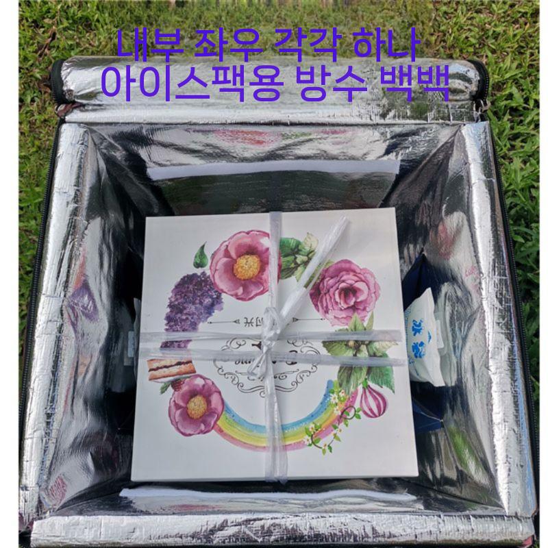 아이스박스 보냉가방 초대형 소프트쿨러백 휴대용 업소용 보냉백 캠핑 단열 보온 백팩 접이식 레드 내부 크기 30 x 27 x 2 1600 - 상세 이미지 4