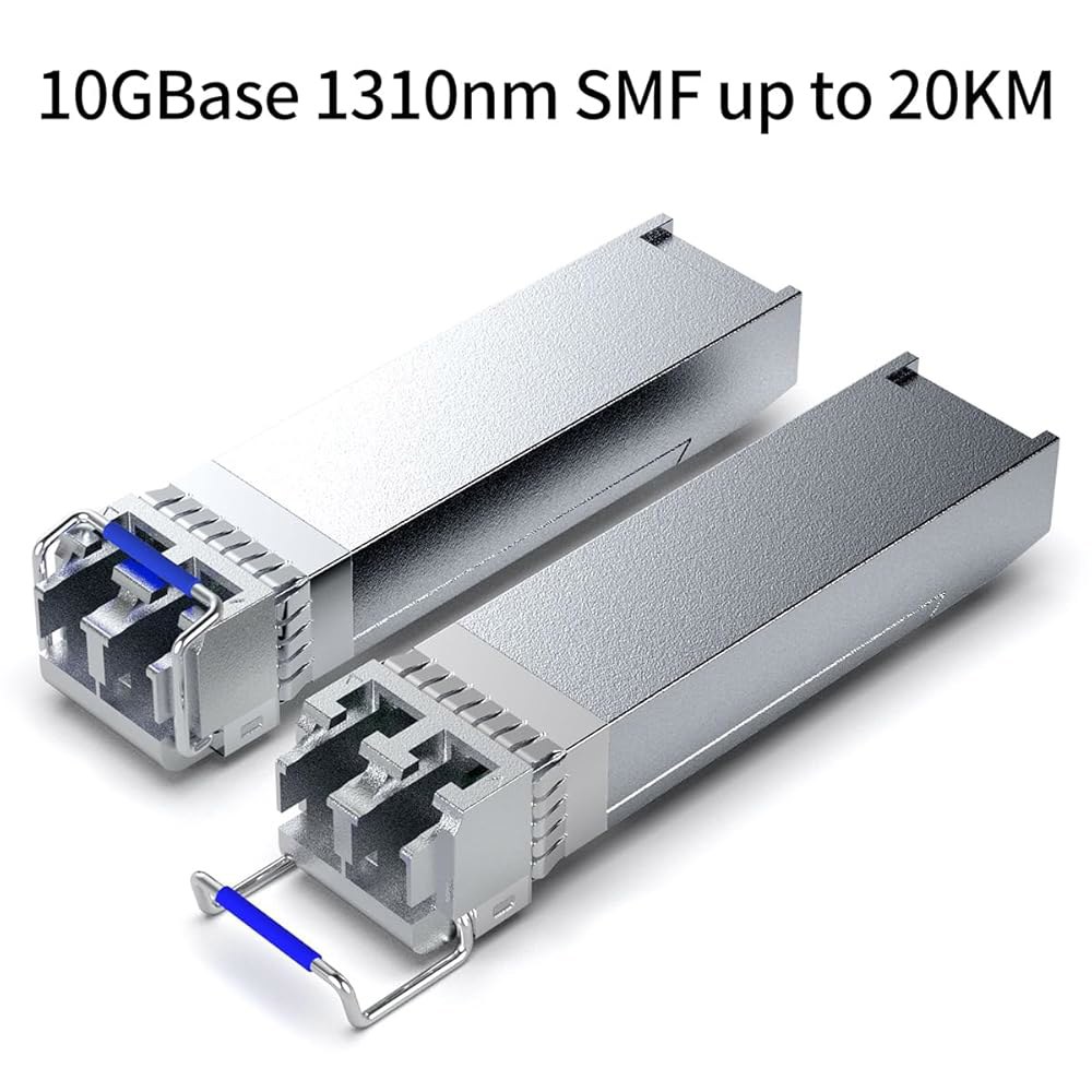4Pack SFP+ 10GBase-LR LC 모듈, 싱글모드 1310nm, Cisco SFP-10G-LR용 SMF 듀얼 광섬유 트랜시버, 유비쿼티 유니파이 UF-SM-10G, 메라 - 상세 이미지 3