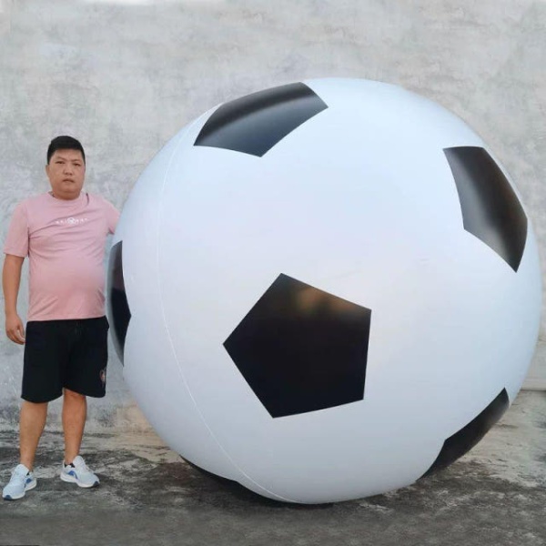 튼튼한 축제 행사용 대형 야유회용 공굴리기용 두꺼운 재질 1.5m 축구공 전동 펌프 포함 - 상품 이미지