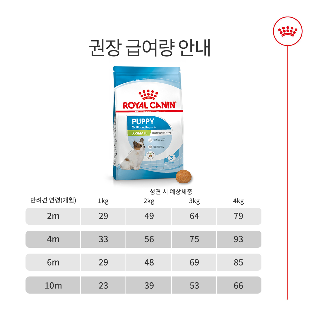 로얄캐닌 독 엑스스몰 퍼피, 500g, 1개 - 상세 이미지 5