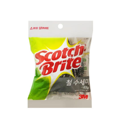 3보급창고 스텐 철수세미 45g 1p 주방 기름때 제거용 3M 녹제거 욕실수세미
