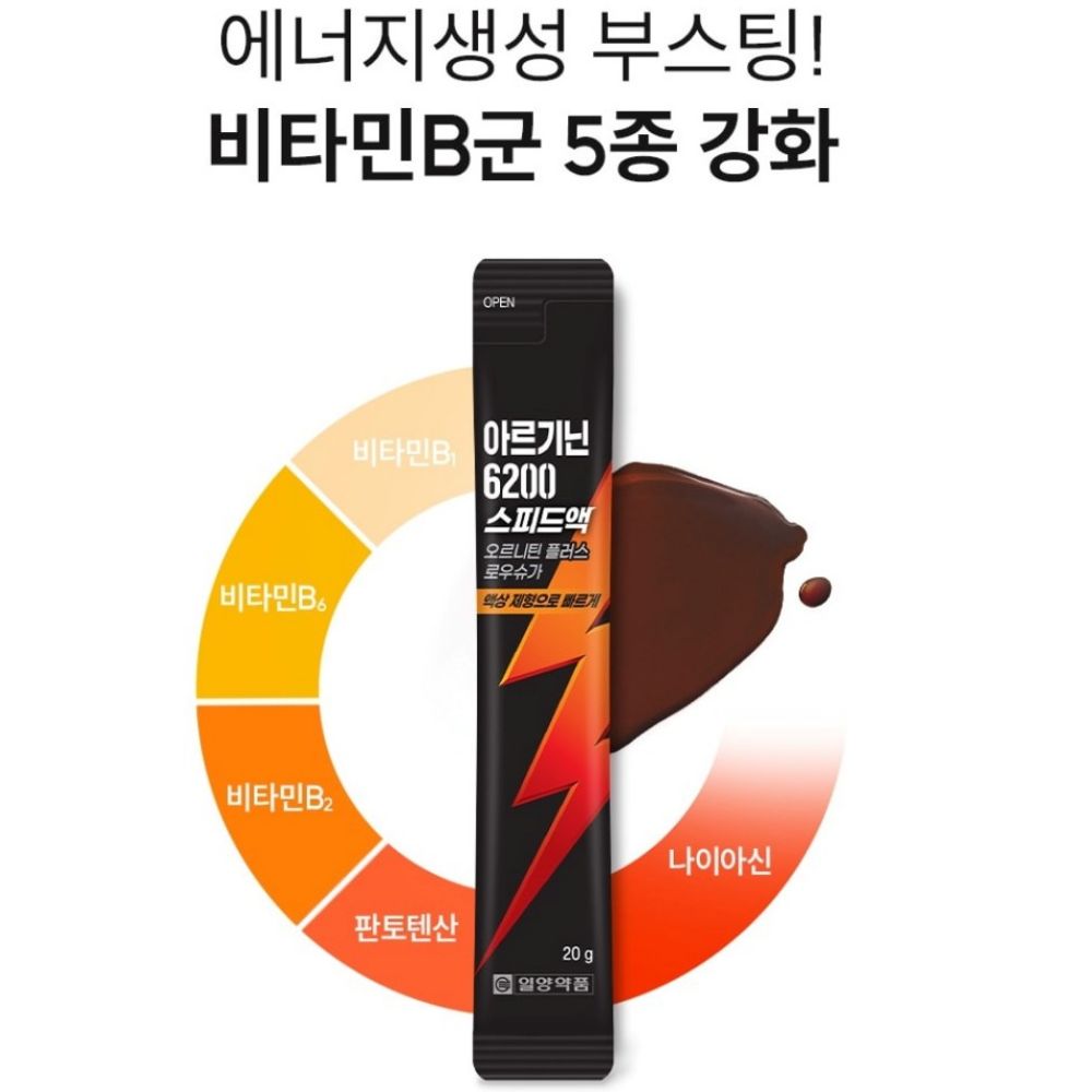 일양약품 아르기닌6200 스피드액 오르니틴 플러스 로우슈가 액상제형 14포, 2개 이미지 8