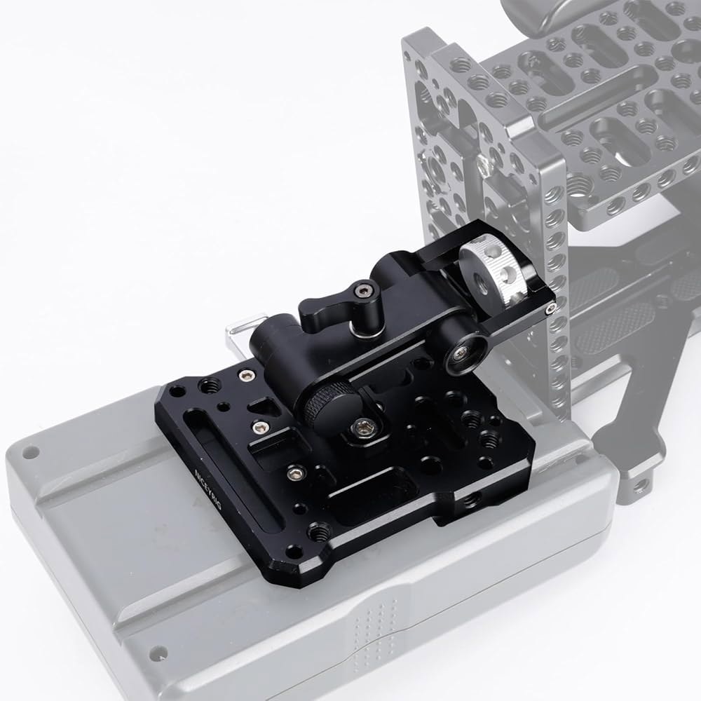매직 암, 15mm 막대 클램프 조절 가능 각도 카메라 케이지, 상단 핸들, 어깨 리그용 NICEYRIG V 마운트 배터리 플레이트 키트 -700 - 상세 이미지 2
