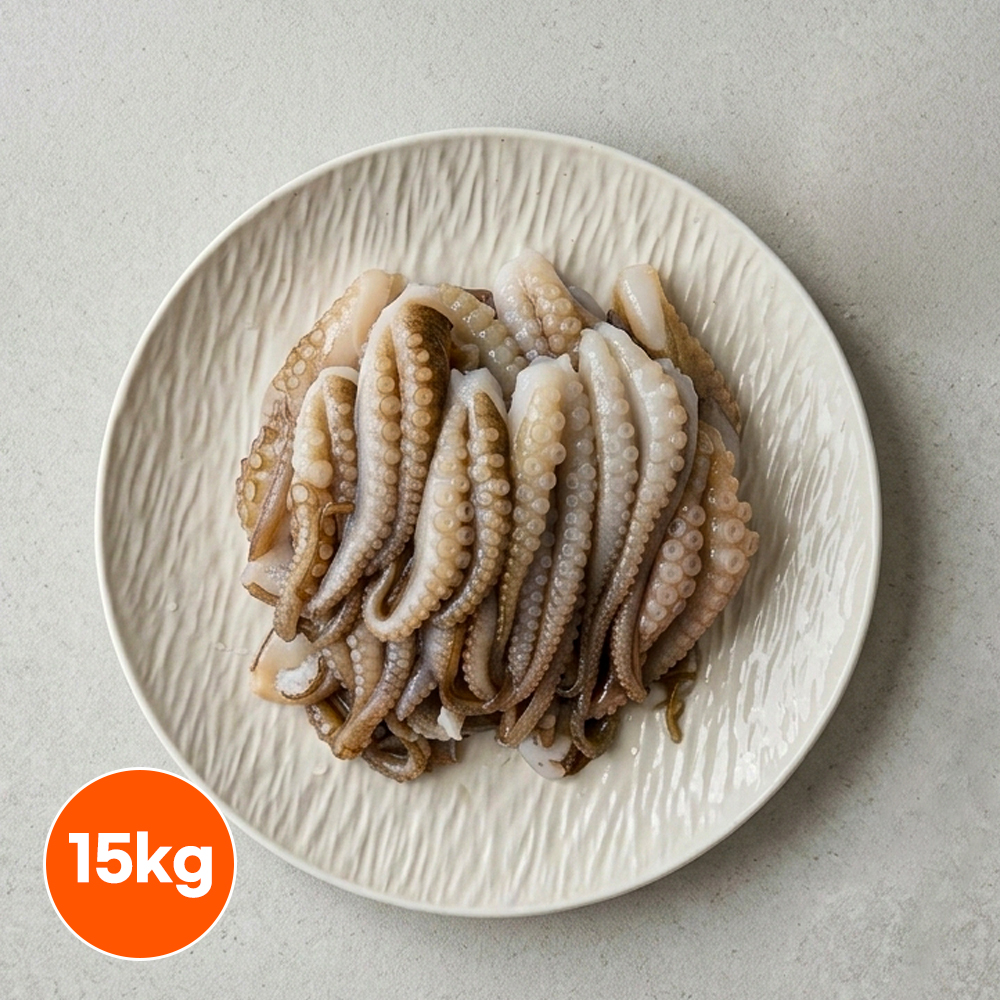 절단쭈꾸미 15kg(500gX30) 냉동 손질 쭈꾸미 볶음용 대용량 업소용 - 상품 이미지
