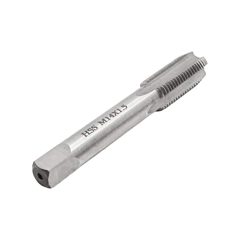 보칠로이 M14 x 1.5mm HSS 나사산 탭, 고속 강철 기계 탭 오른손 미터법 도구, 정밀 탭핑을 위한 4 스트레이트 플루트 디자인, 기계공 DIY 수리 작업을 전문 등급 - 상품 이미지