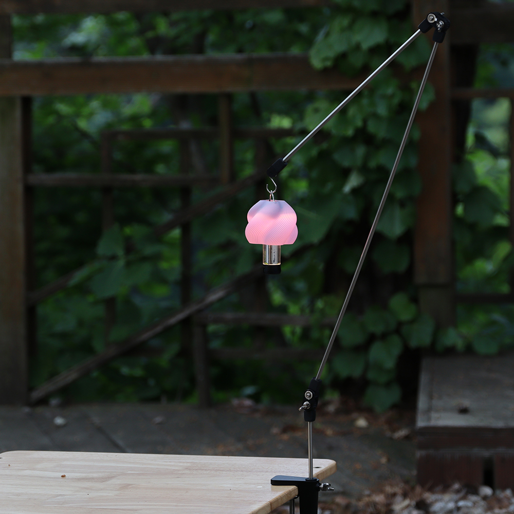 [캠핑덕] 골제로 랜턴 쉐이드 플라워 라일락 캠핑랜턴 쉐이드 커버 갓 이미지 6