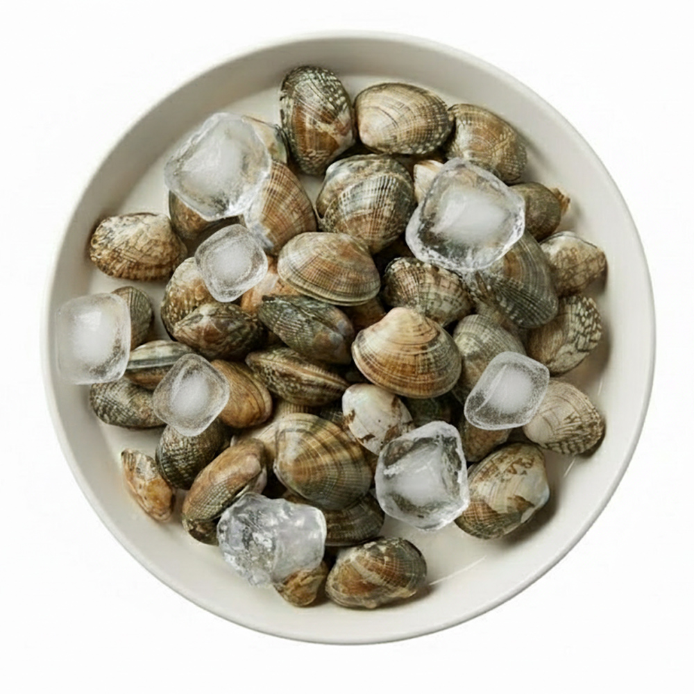냉동 피바지락 1kg (500g 2팩) 해감 세척 바지락 술찜 피조개 칼국수 - 상품 이미지