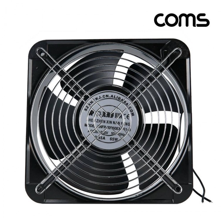 AC 전원 대형 쿨링팬 선풍기 쿨러 그릴 먼지유입 방지 200mm BD948 - 상품 이미지