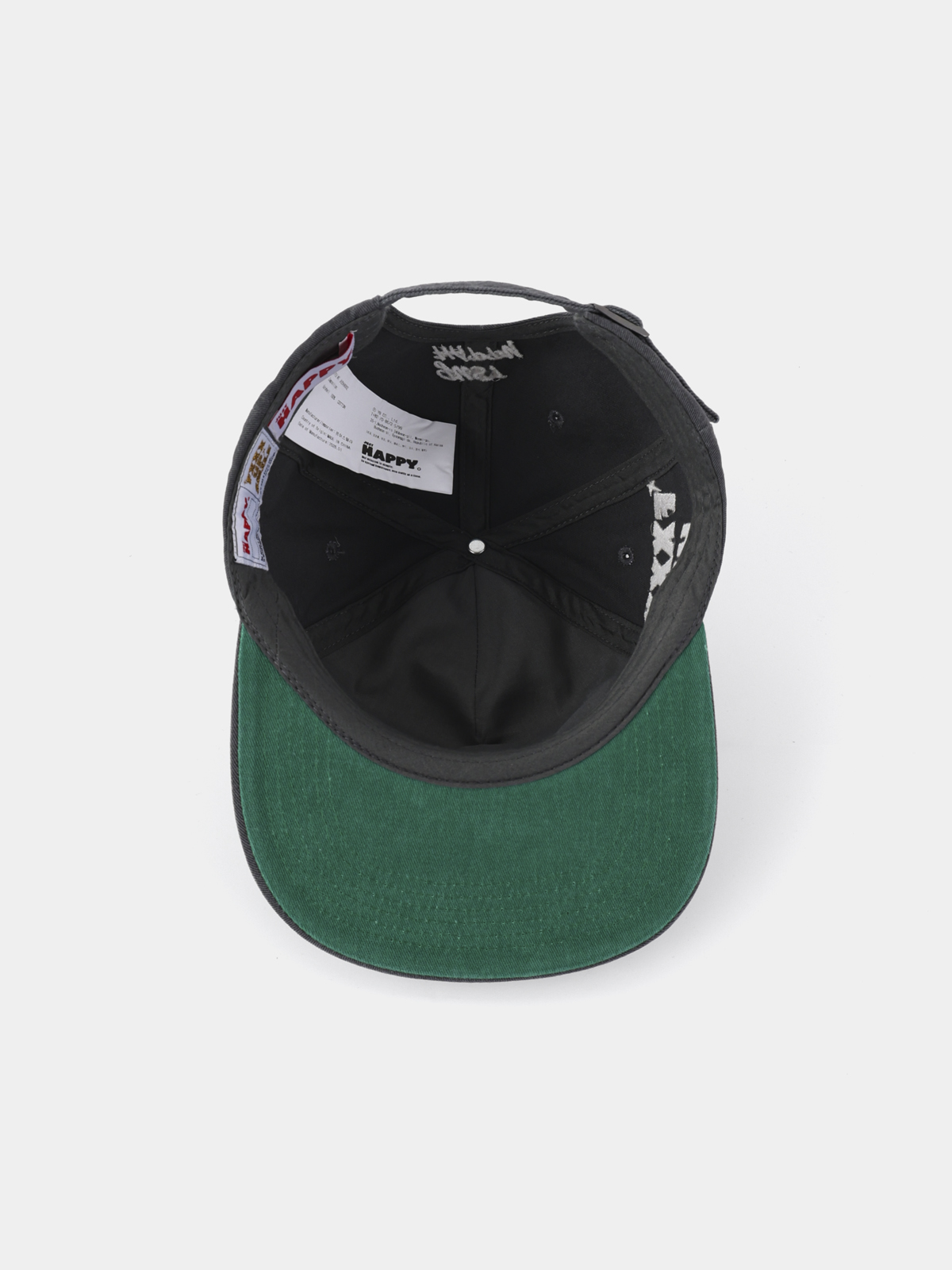 JUSTHAPPY WASHING CAP 워싱 캡 모자 이미지 6