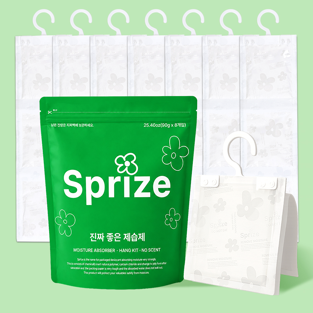 서프라이즈 진짜좋은제습제 걸이형 습기제거제 90gx8개입 벌크 - 상품 이미지