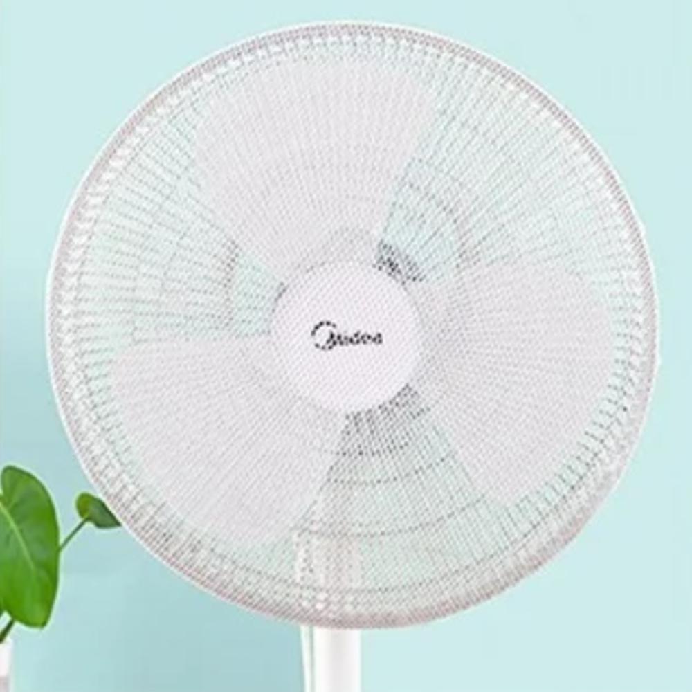 화이트 선풍기망커버 보호망 선풍기안전망 안전커버 먼지 - 상세 이미지 2