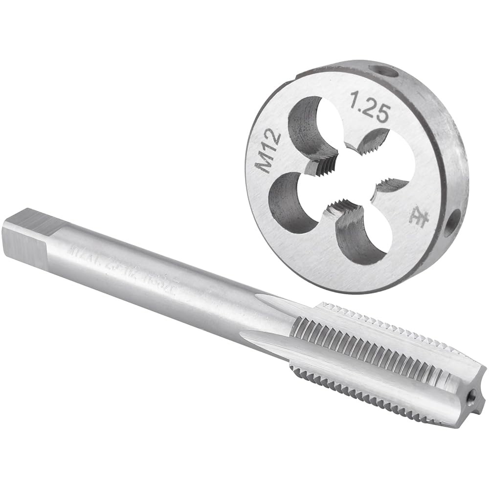 버킷 M12 X 1.25 탭 앤 다이 세트 왼손, 머신 스레드 라운드 - 상품 이미지