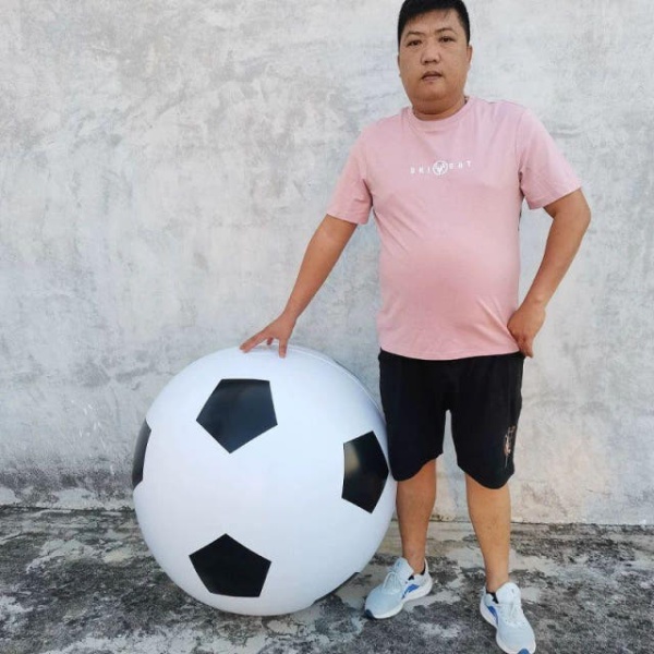 튼튼한 축제 행사용 대형 야유회용 공굴리기용 두꺼운 재질 1.5m 축구공 전동 펌프 포함 - 상세 이미지 4