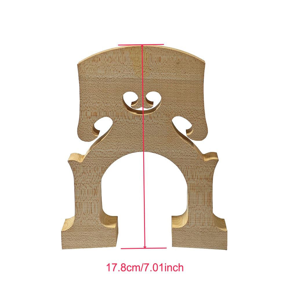 베티모바토 3/4 업라이트 더블 베이스 브릿지 액세서리 부품(메이플 2PCS) 1 Maple Wood 1/4 Double B - 상세 이미지 2