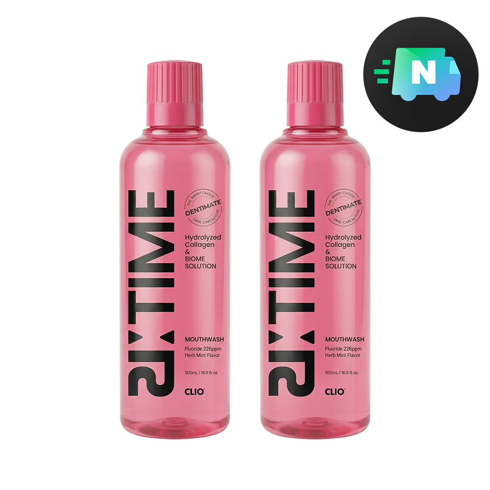 크리오 덴티메이트 리타임 마우스워시 가글(허브민트향) 대용량 500ml 2세트 - 상품 이미지
