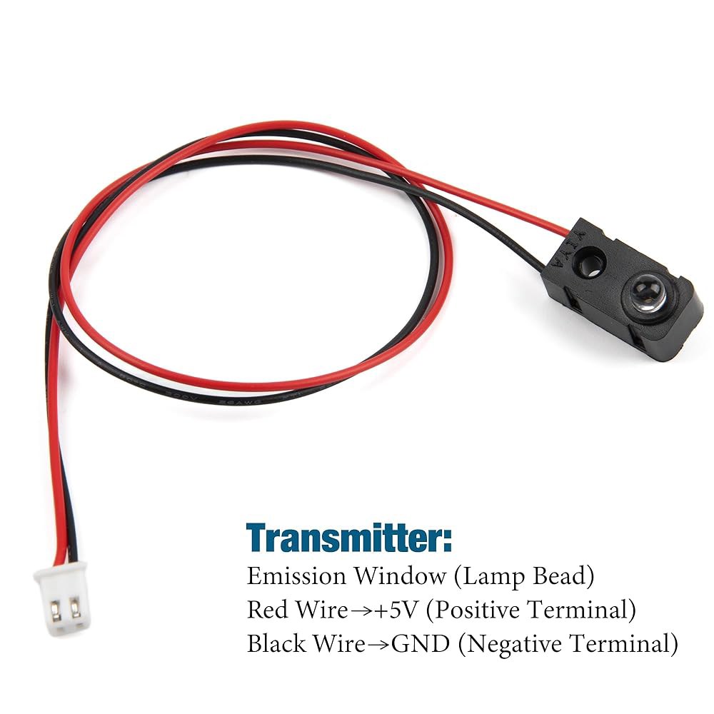 5Pcs IR 브레이크 빔 센서 LED 카운팅 모듈 거리 센서, 릴레이 적용을 위한 5MM 스루 광전 스위치 분할 1 Sensor - 상세 이미지 3