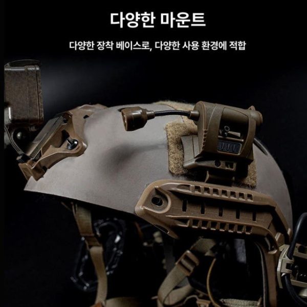강력한 야외 생존 충전 방수 전술 사냥 후레쉬 스트로브 조명 머드컬러 - 상세 이미지 3