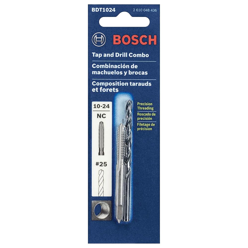 Bosch BDT1024 10-24 플러그 탭 및 No. 25 드릴 비트 콤보 세트 - 상세 이미지 2