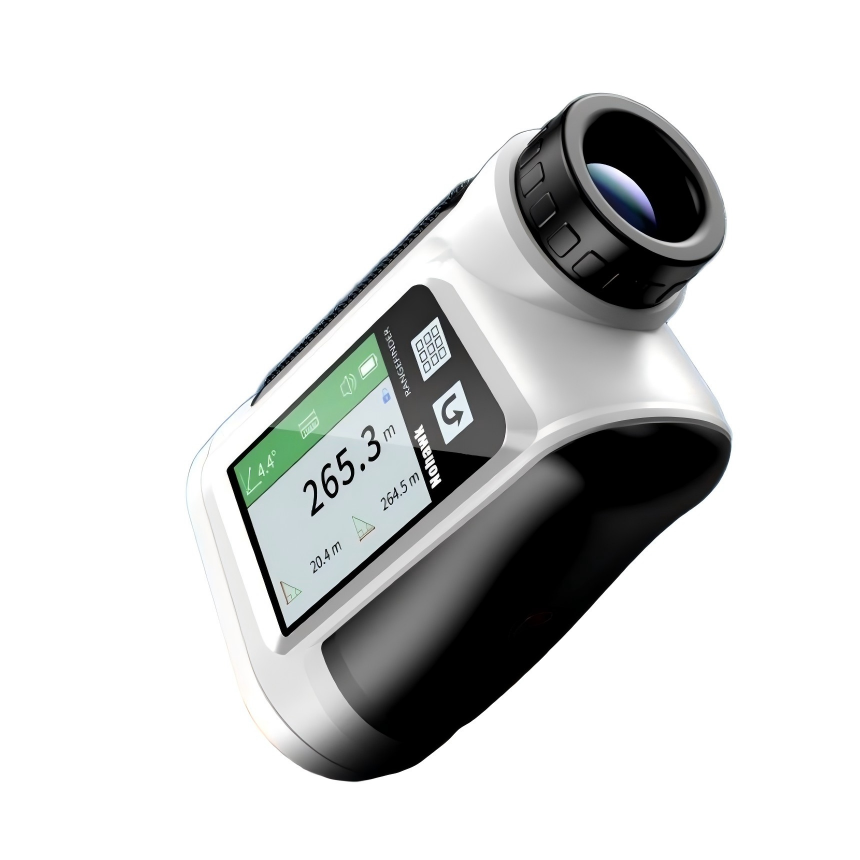 골프 레이저 거리측정기 고도측정 경사측정 터치스크린 음성안내 OLED 컬러LCD 충전식 - 상품 이미지