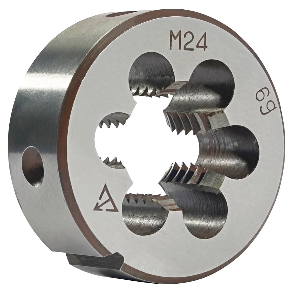 아세틸 M24X3 핸드 탭 및 다이 세트, M24X3mm 메트릭 스레드 라운드 오른손 M22X1.0 - 상세 이미지 3