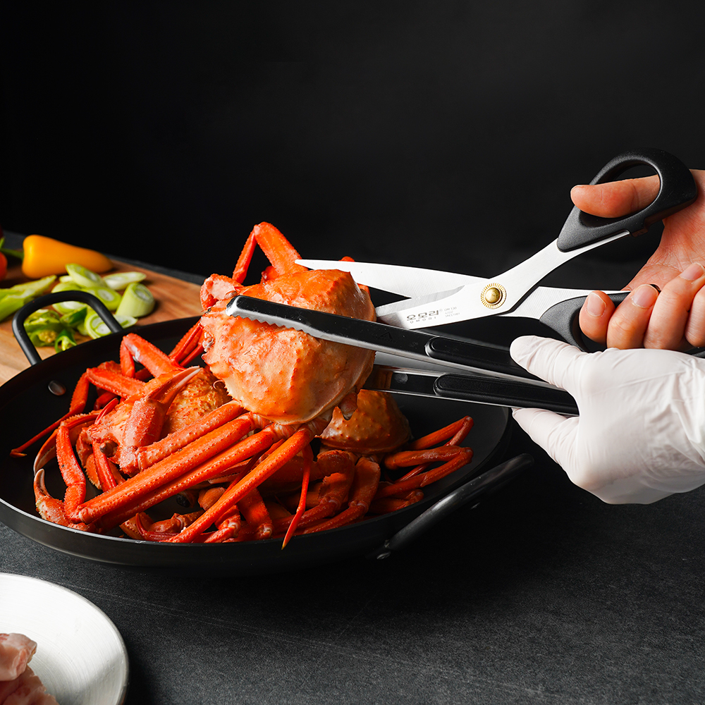오모리 3T 럭셔리 갈비가위 10개 업소용 고기 삼겹살 식당 김치 냉면 주방 - 상세 이미지 2