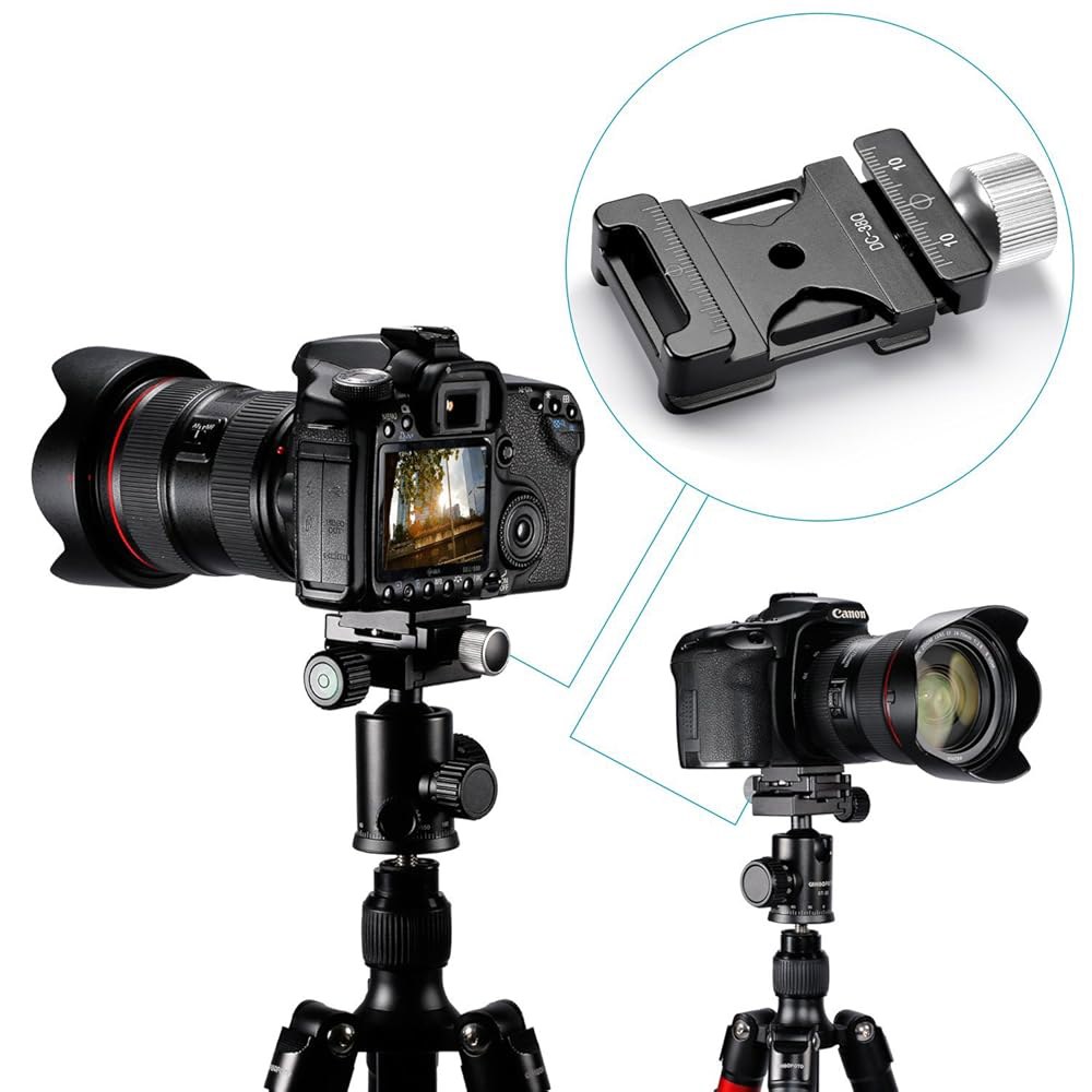 새로운 알루미늄 나사 손잡이 클램프 QR 플레이트용 미니 퀵 릴리스 클램프(38mm) - 상세 이미지 3