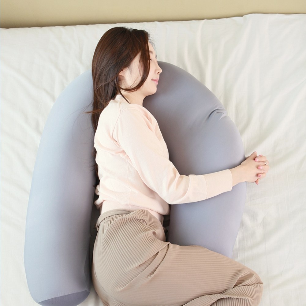 바디필로우 폭신한 대형쿠션 침대 수면쿠션 U자 - 상세 이미지 4